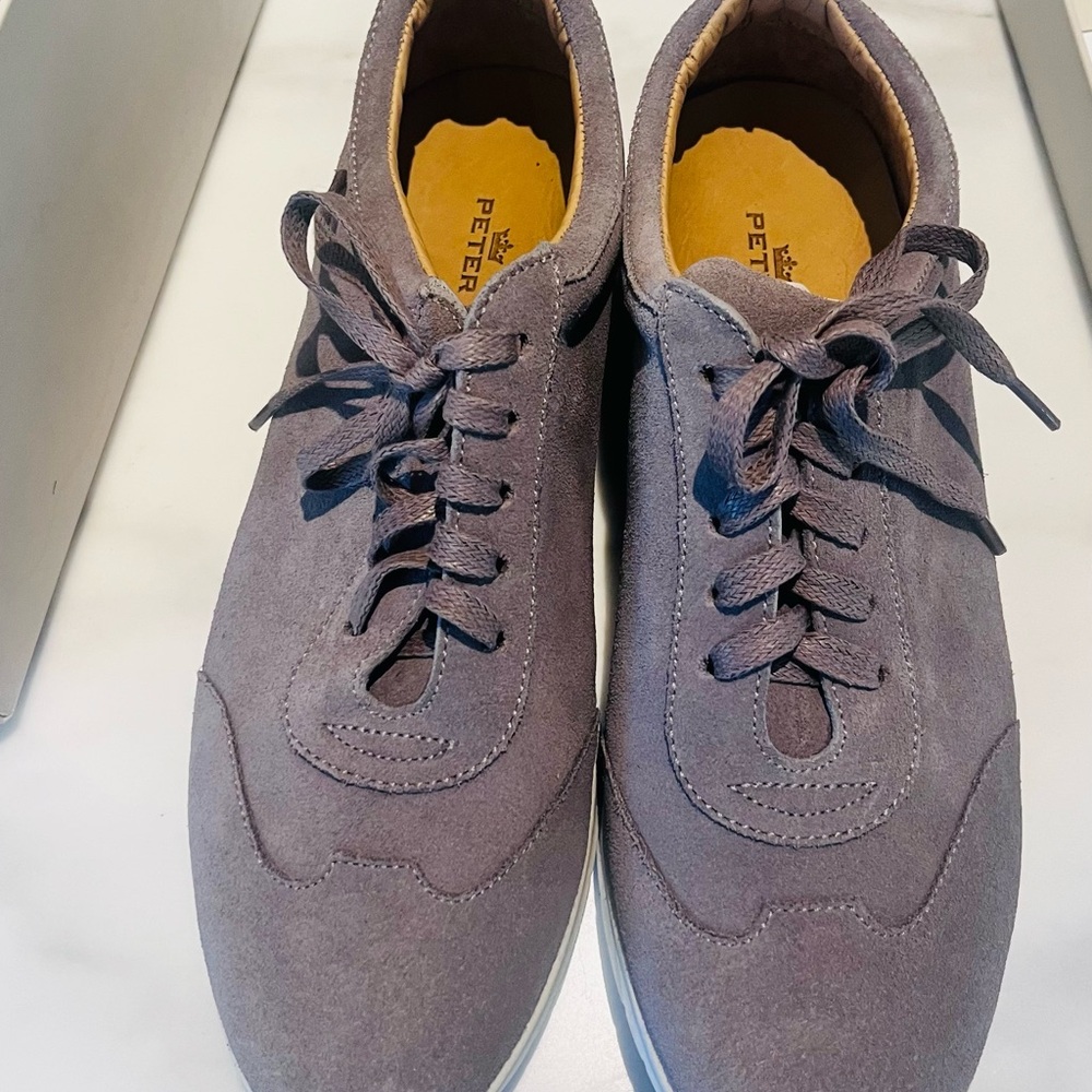 Peter Millar Womens Sneakers - Gray Suede size 9 - Picture 3 of 5